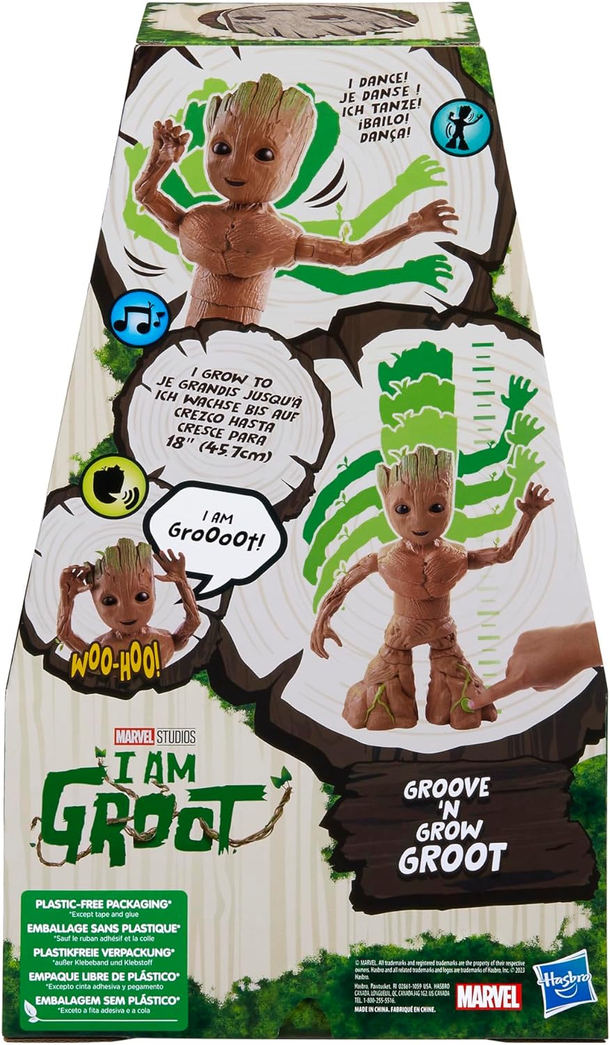 Marvel Studios I Am Groot Interactive Groove 'N Grow Groot Action Figure