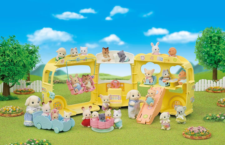 Sylvanian Families Rainbow Fun Nursery Bus