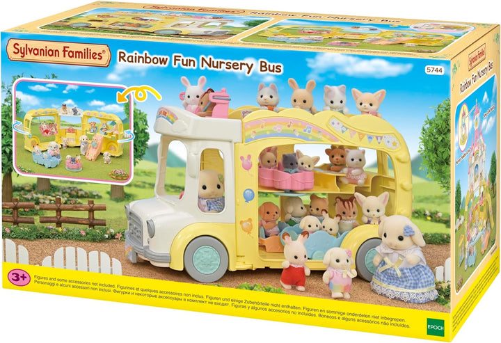 Sylvanian Families Rainbow Fun Nursery Bus