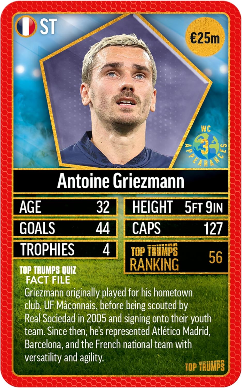 Top Trumps World Football Stars Top 200 (Pack 4)