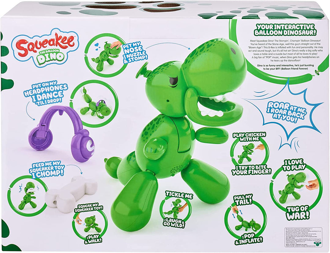 Squeakee Interactive Balloon Dinosaur