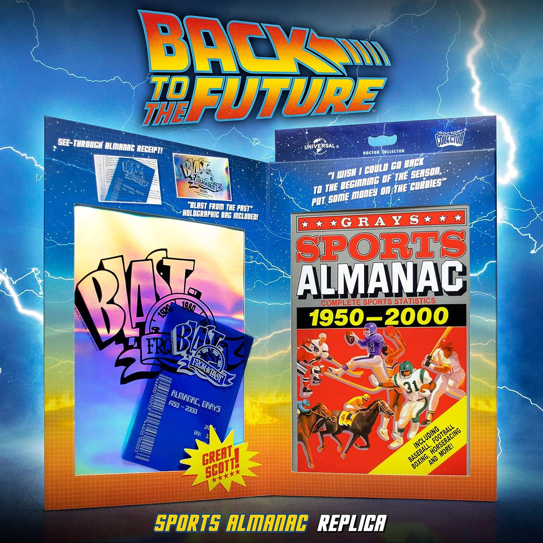 Back To The Future Greys Sports Almanac Replica