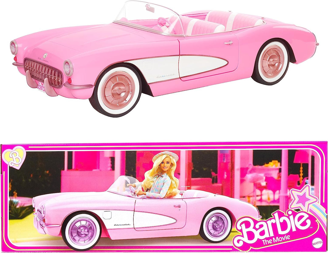 Barbie The Movie Pink Corvette Convertible Car