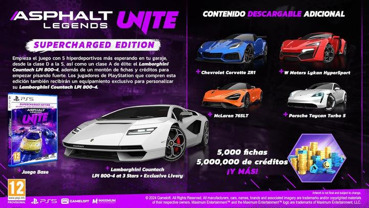 Asphalt Legends UNITE: Supercharged Edition (PS5)