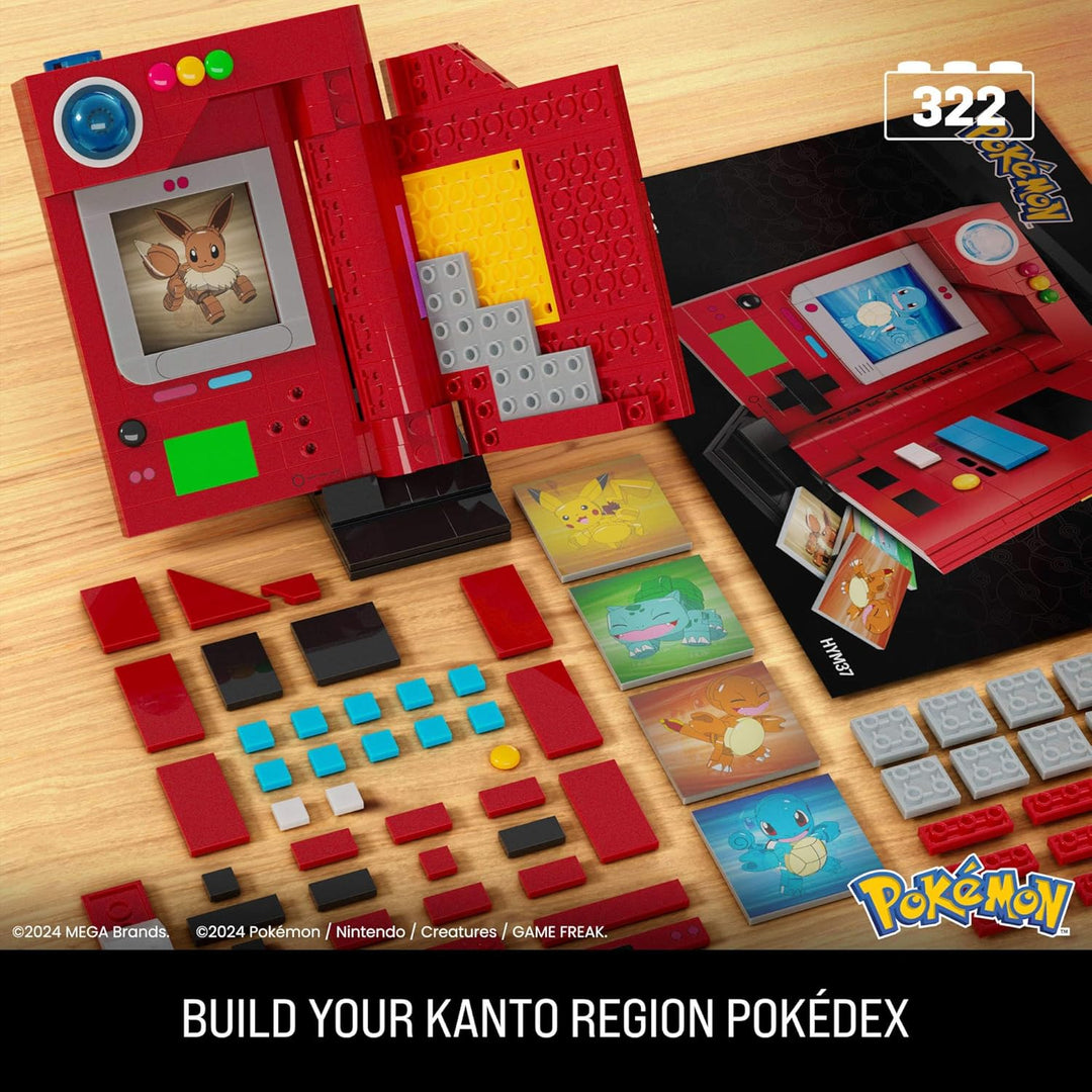 MEGA Pokémon Building Toys Kanto Region Pokédex