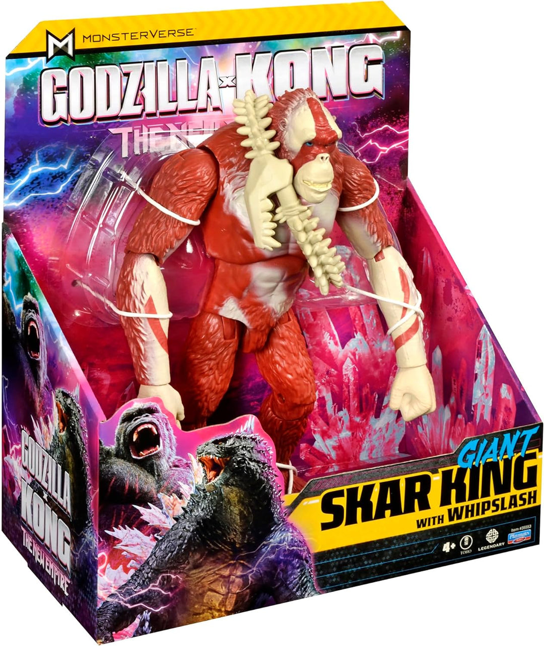 Godzilla x Kong The New Empire 11" Giant Skar King with Whipslash Action Figure