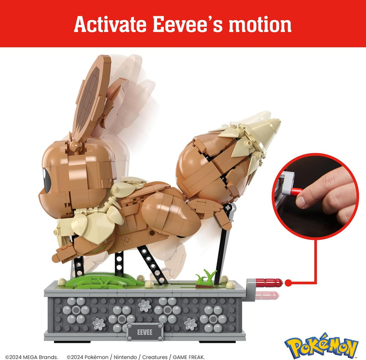 MEGA Pokémon Action Figure Building Set Motion Eevee