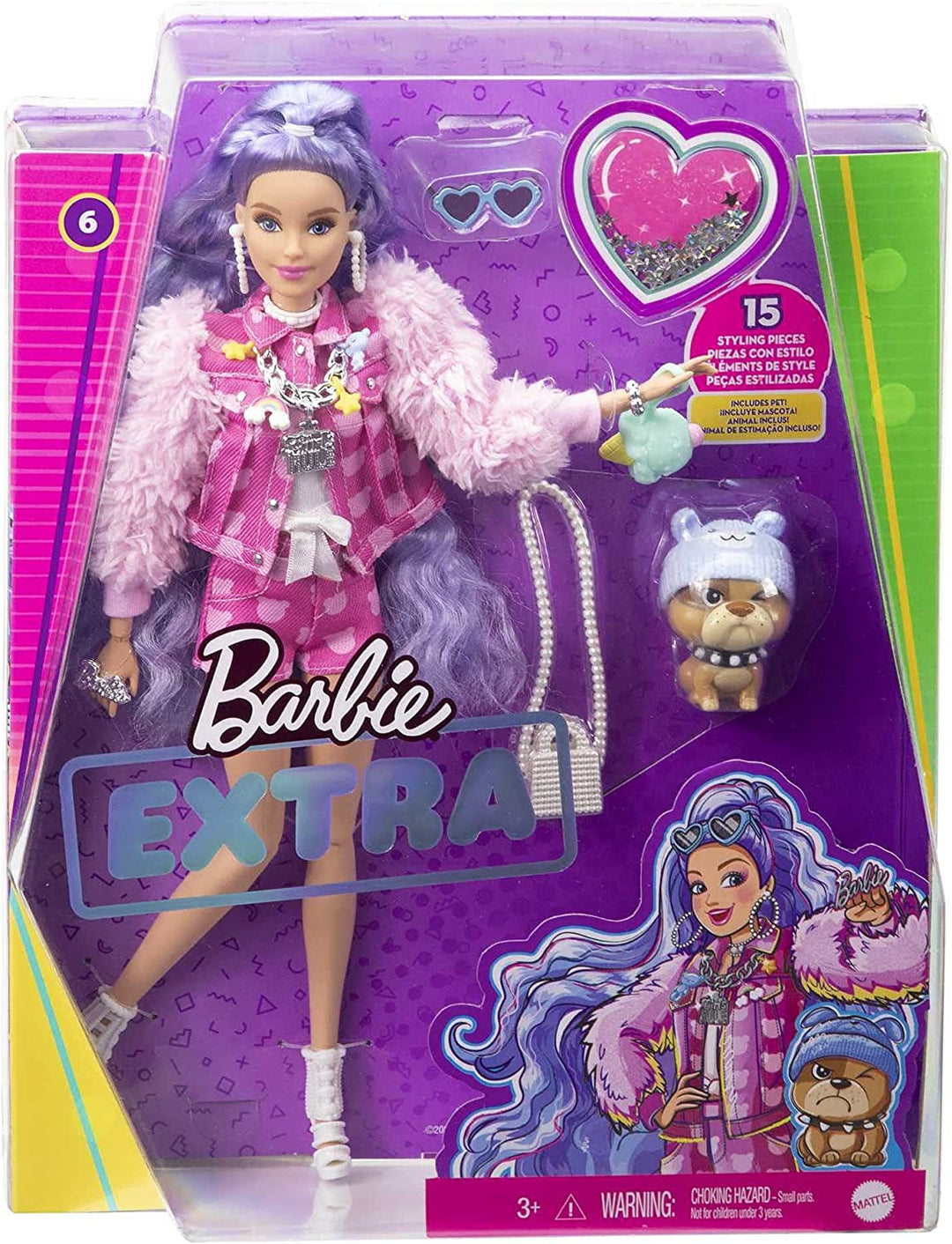 Barbie Extra Doll With Periwinkle Hair