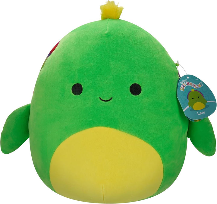 Squishmallows 12'' Neon Green Turtle With Neon Tie-Dye Shell Plush