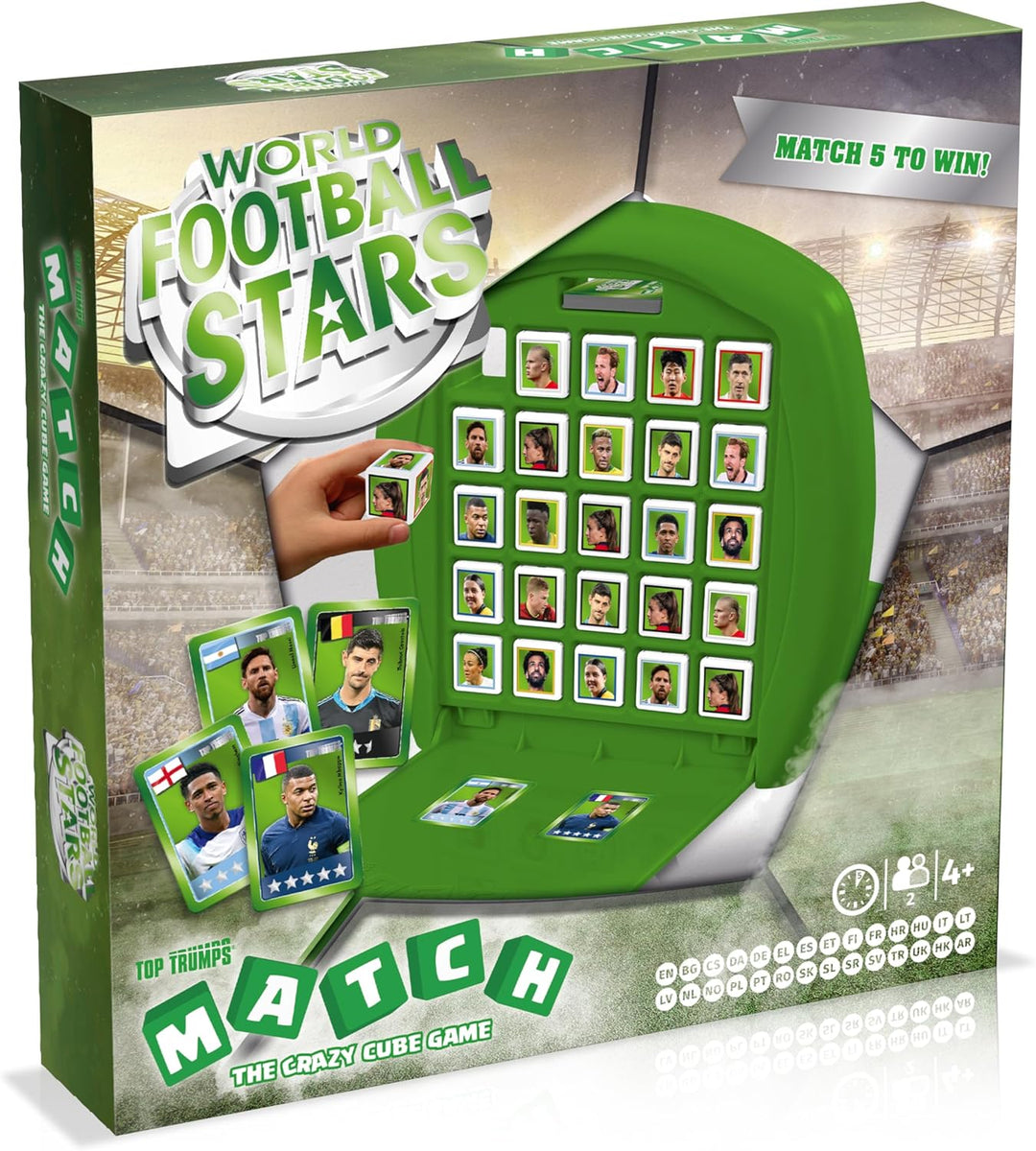 Top Trumps Match World Football Stars Board Game