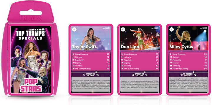 Top Trumps Specials Classic Popstars Card Game