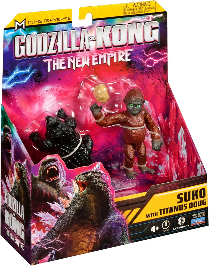 Godzilla x Kong The New Empire 3.5" Suko With Titanus Dog Action Figure