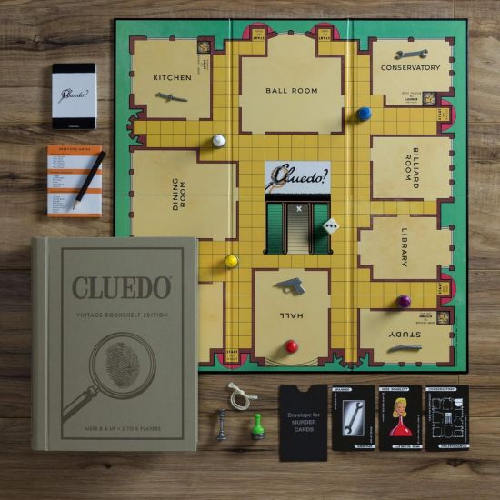 Cluedo Vintage Bookshelf Edition