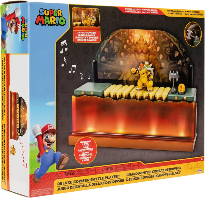 Super Mario Deluxe Bowser Battle Playset