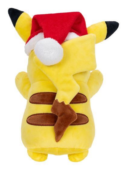 Pokemon 8" Seasonal Pikachu Plush with Santa Hat