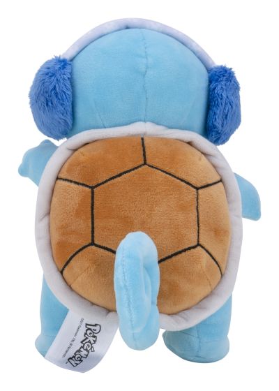 Pokemon 8" Seasonal Squirtle Plush With Ear Muffs