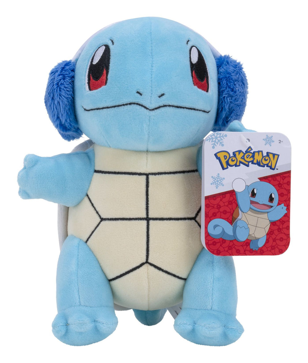 Pokemon 8in Seasonal Squirtle Plush With Ear Muffs