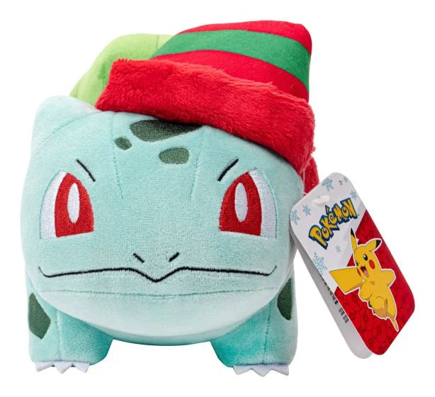 Pokemon 8" Seasonal Bulbasaur Plush with Hat