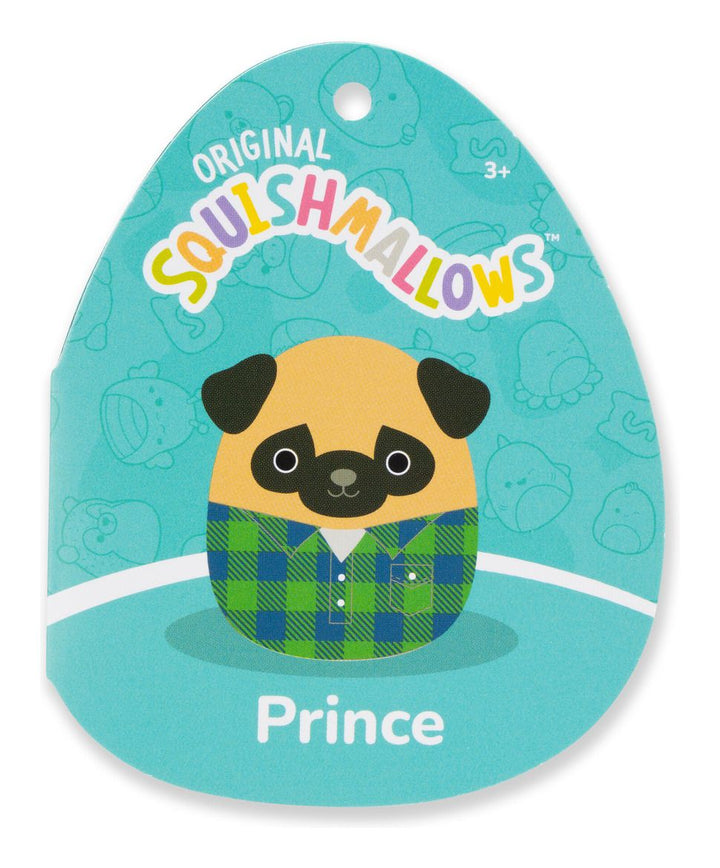 Squishmallows 12" Prince the Brown Pug