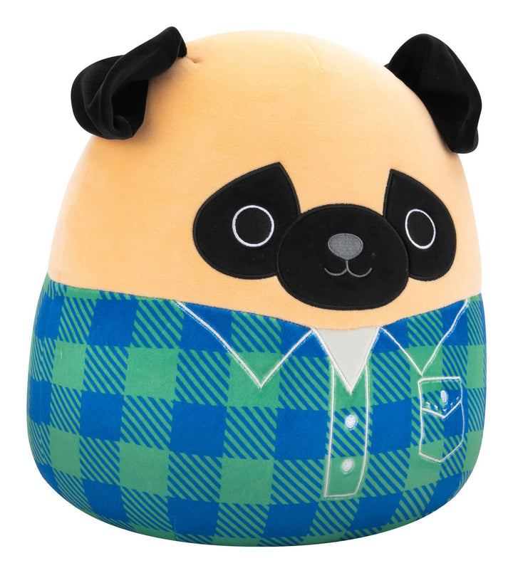 Squishmallows 12" Prince the Brown Pug