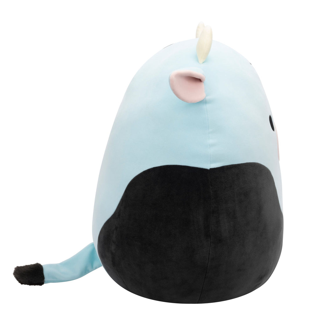 Squishmallows 20" Cillian the Blue & Black Cow