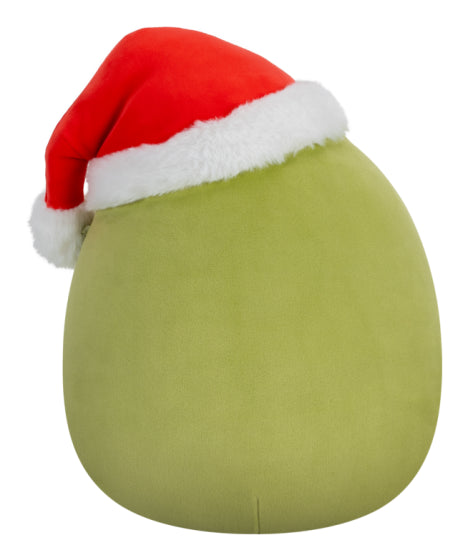 Squishmallows 8" Grinch in Santa Hat Plush