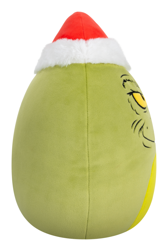 Squishmallows 8" Grinch in Santa Hat