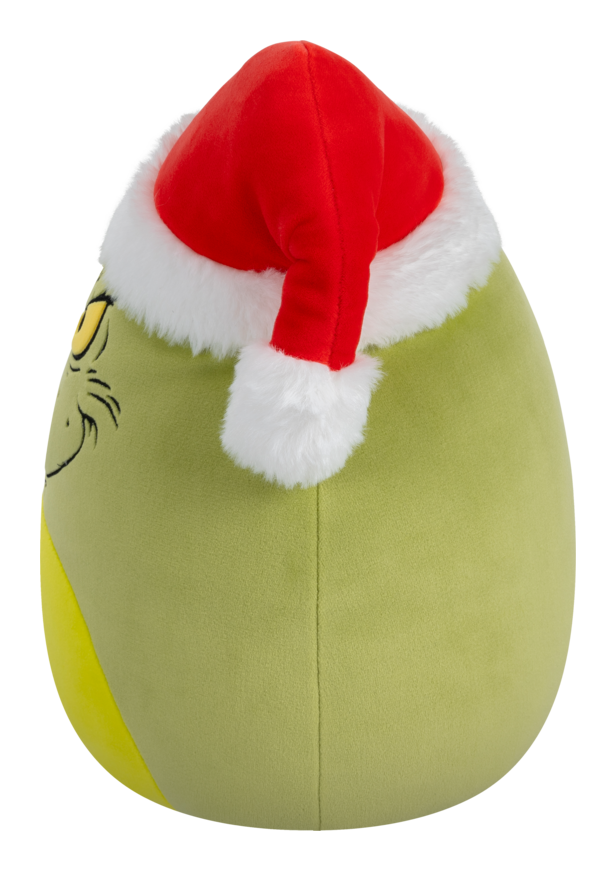 Squishmallows 8" Grinch in Santa Hat