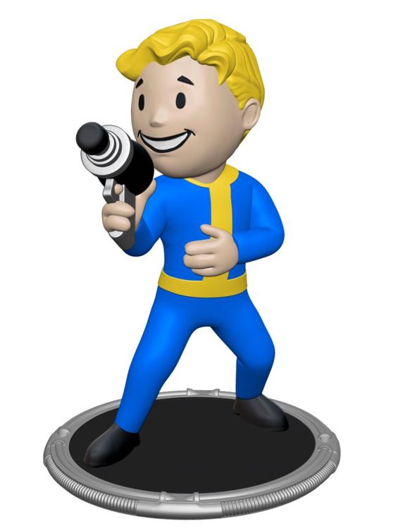 Fallout Excavator & Vault Boy (Gun) Mini Figure Set