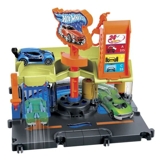 Hot Wheels City Car Wash Speed Clean