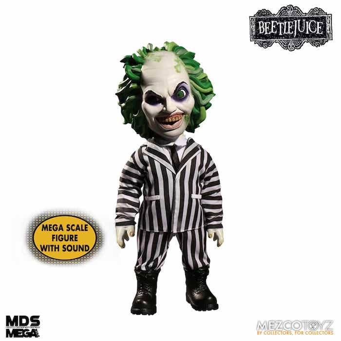 Beetlejuice 15" Megascale Mezco Designer Series Talking Figure