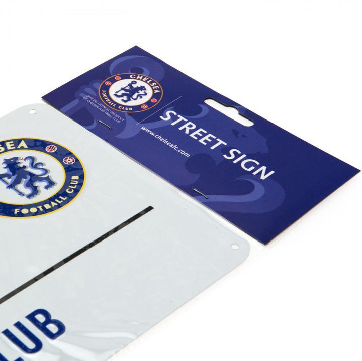 Chelsea FC Stamford Bridge White Street Sign