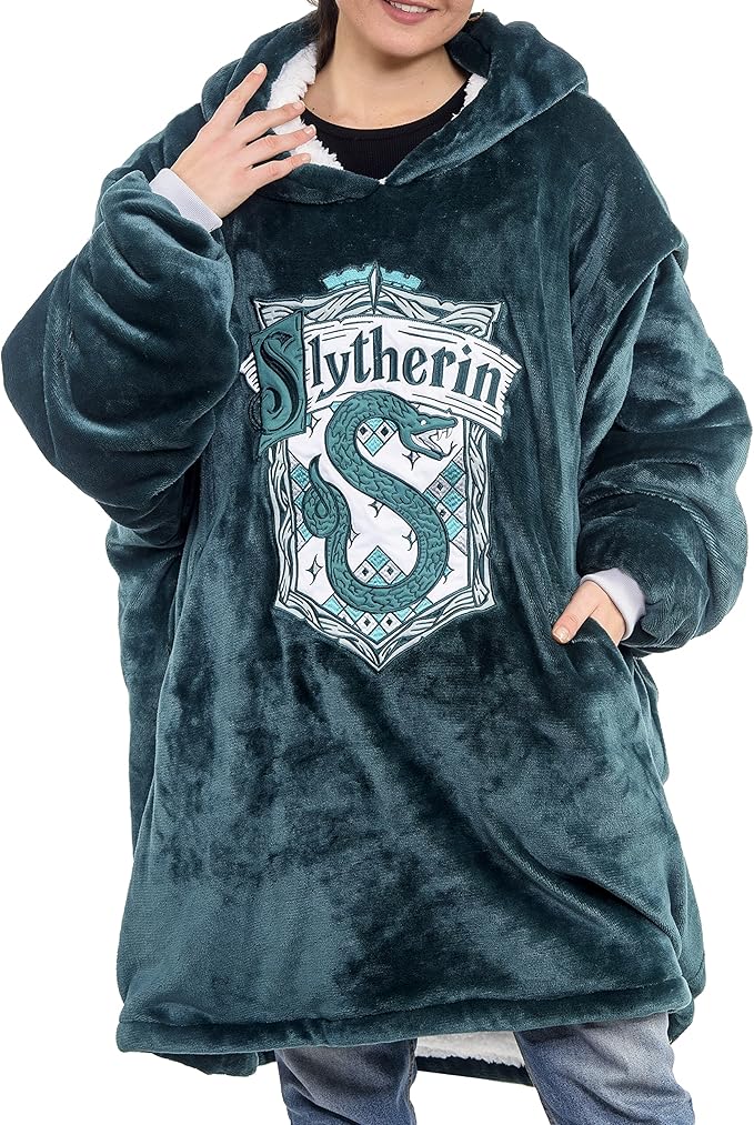 Harry Potter: Slytherin Oversized Hoodie Blanket