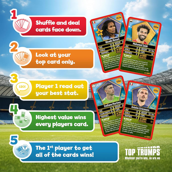 Top Trumps World Football Stars Top 200 (Pack 4)