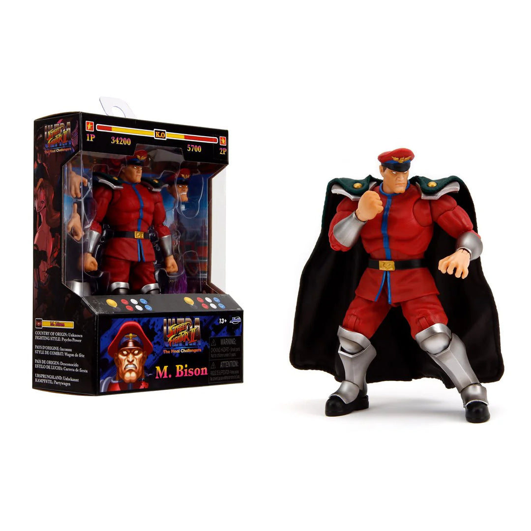 Ultra Street Fighter II The Final Challengers M. Bison 6" Action Figure