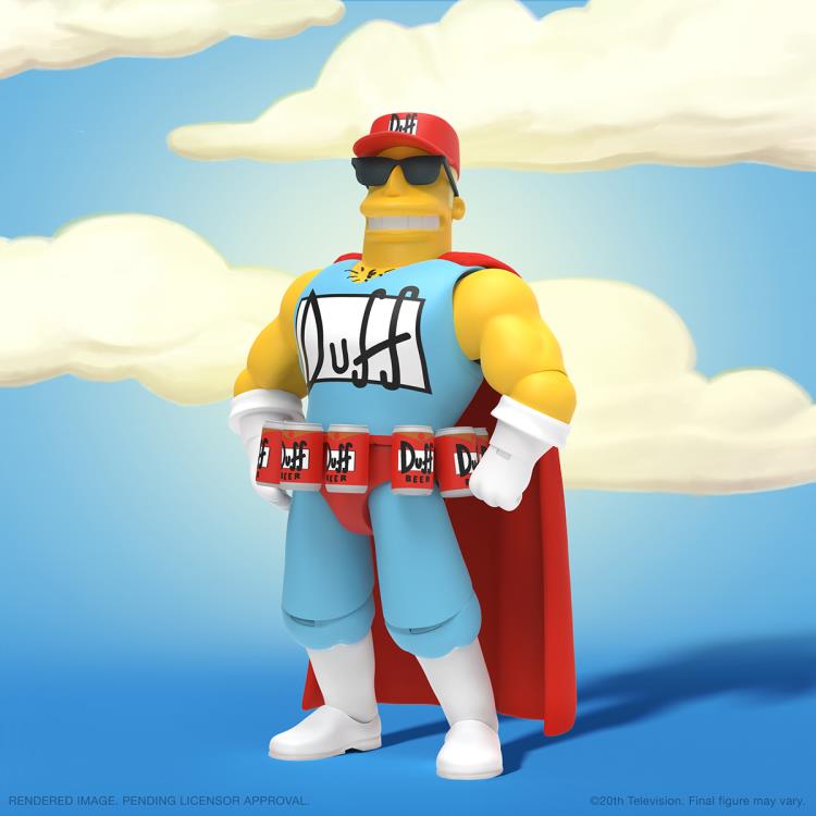 The Simpsons ULTIMATES! Duffman Action Figure