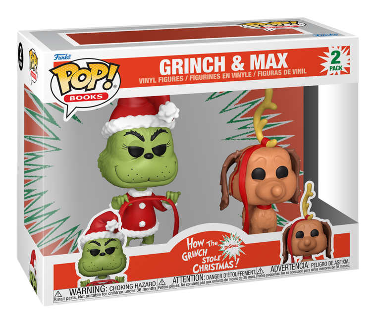 Pop! 2-Pack - HTGSC - Grinch w/ Max