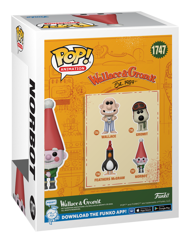 Norbot Wallace & Gromit Funko POP! Vinyl Figure