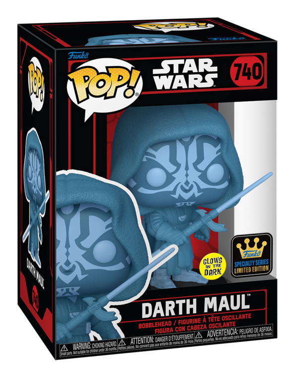 Star Wars Dark Side Darth Maul (Glow) Funko POP! Vinyl Figure