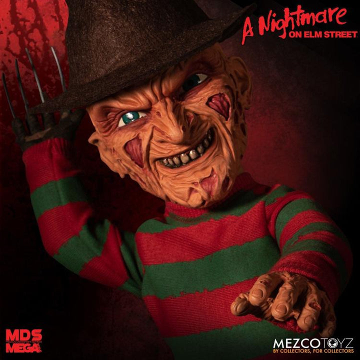 A Nightmare on Elm Street Mezco Designer Series Mega Scale Talking Freddy Krueger