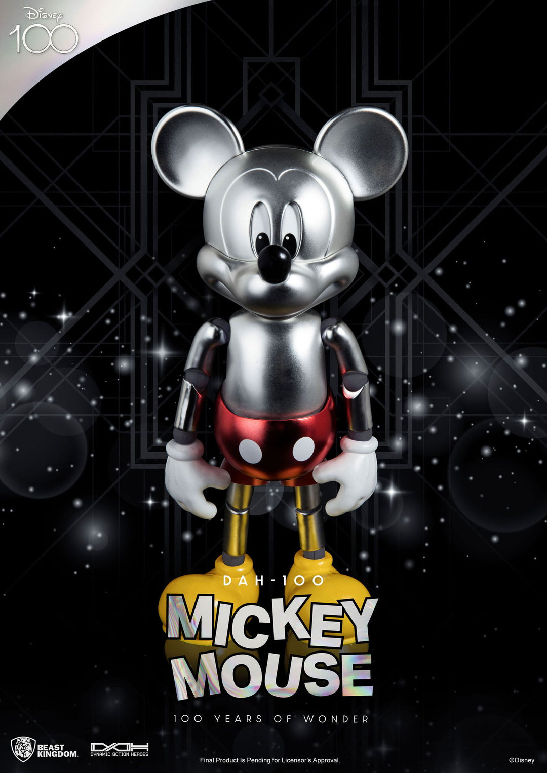 Beast Kingdom DAH-100 Disney 100 Year of Wonder Mickey Mouse 1/9 Scale Dynamic 8ction Heroes Action Figure - Infinity Collectables  - #tag1#