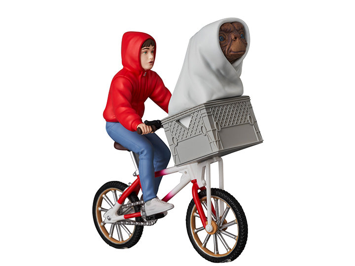 E.T. The Extra-Terrestrial Ultra Detail Figure No.801 E.T. & Elliot with Bicycle Figure