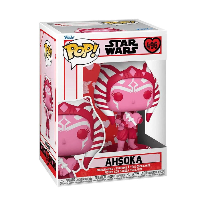 Ahsoka Star Wars: Valentines Funko POP! Vinyl Figure - Infinity Collectables  - #tag1#