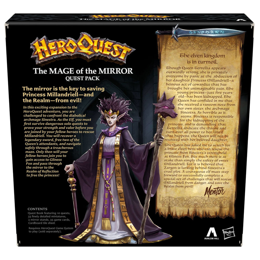 Avalon Hill Heroquest The Mage of the Mirror Quest Pack - Infinity Collectables  - #tag1#