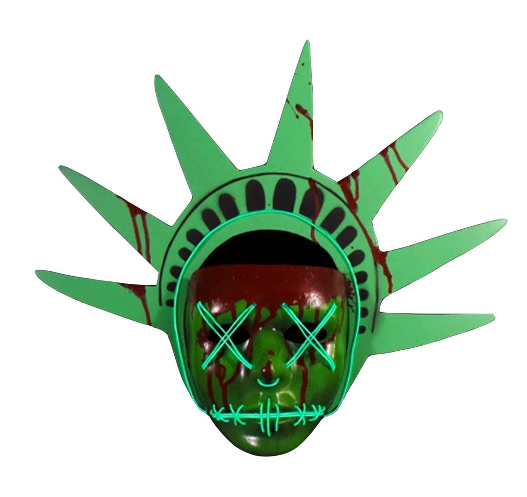 Purge Election Year Lady Liberty Light Up Mask