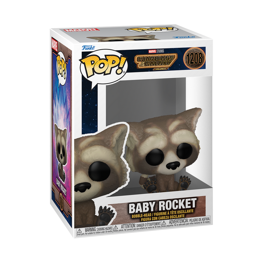 Baby Rocket Guardians of the Galaxy Vol. 3 Funko Pop! Vinyl Figure - Infinity Collectables  - #tag1#