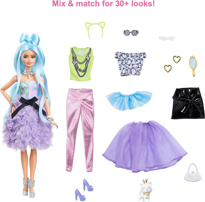 Barbie Extra Deluxe Doll with Mix & Match Accessories Set - Infinity Collectables  - #tag1#