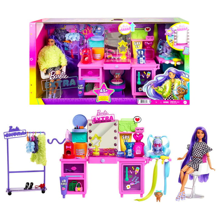 Barbie Extra Doll and Vanity Playset - Infinity Collectables  - #tag1#