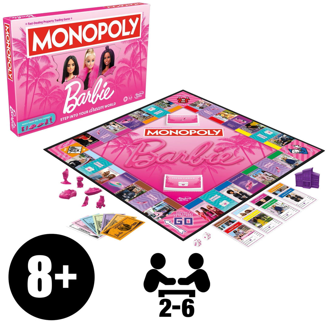 Barbie Monopoly Board Game - Infinity Collectables  - #tag1#