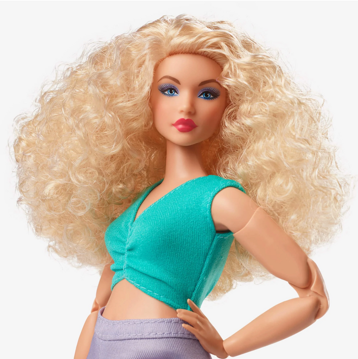 Barbie Signature Barbie Looks Doll Curvy, Curly Blonde Hair - Infinity Collectables  - #tag1#